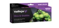 Vallejo 772192 - Farbset Orcs & Goblins (8 x 18 ml)